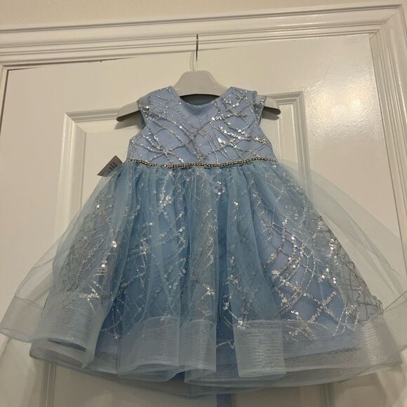 Birthday or holiday 12 months baby girl dress - Picture 4 of 6